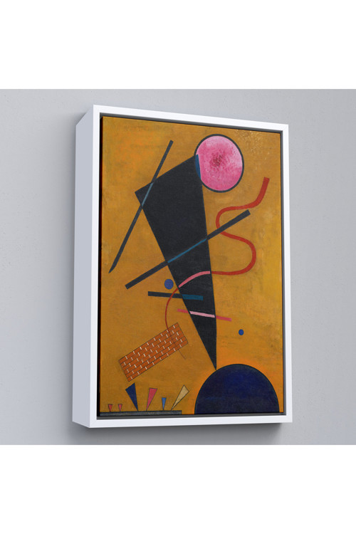 Ahşap Çerçeveli Vasily Kandinsky Beruhrung İletişim Tablosu-7487