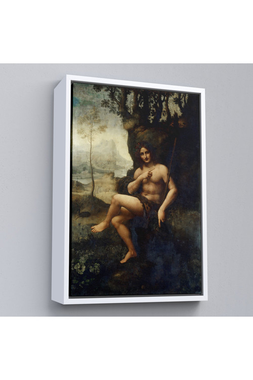 Ahşap Çerçeveli LeoOxyteeztablodo Da Vinci - Francesco Melzi - Bacchus Tablo-7351
