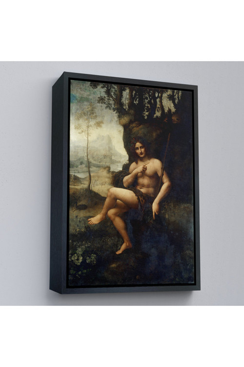Ahşap Çerçeveli LeoOxyteeztablodo Da Vinci - Francesco Melzi - Bacchus Tablo-7351