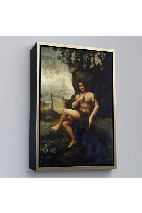 Ahşap Çerçeveli LeoOxyteeztablodo Da Vinci - Francesco Melzi - Bacchus Tablo-7351
