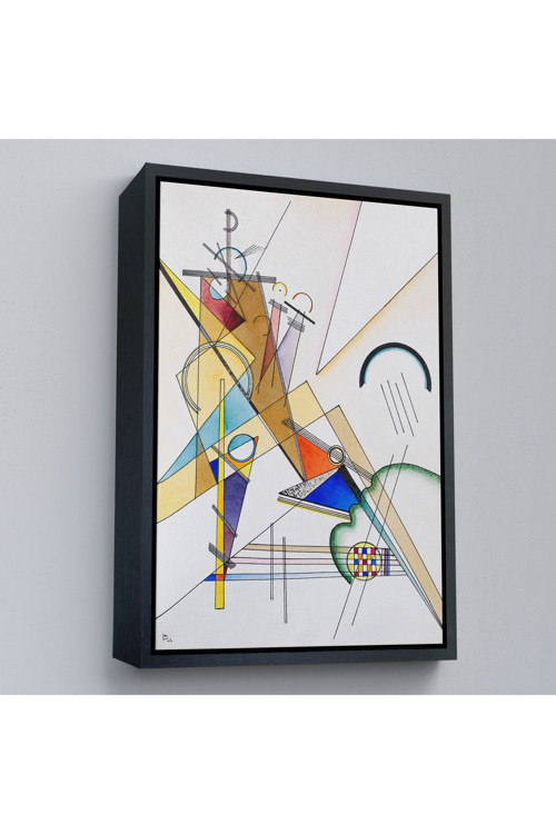 Ahşap Çerçeveli Wassily Kandinsky Gewebe Tablo-7493