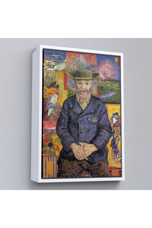 Ahşap Çerçeveli Vincent Van Gogh - Père Tanguy’Un Portresi Tablo-7459