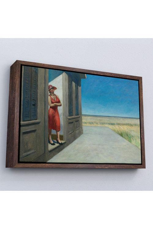 Ahşap Çerçeveli Edward Hopper - Güney Carolina Sabahı Tablo - South Carolina Morning-7132