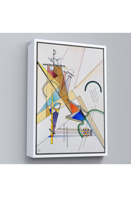 Ahşap Çerçeveli Wassily Kandinsky Gewebe Tablo-7493