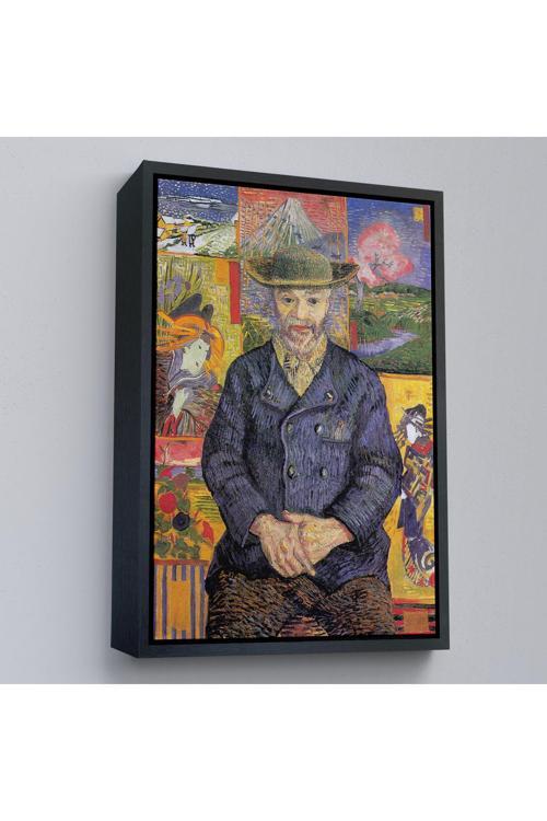 Ahşap Çerçeveli Vincent Van Gogh - Père Tanguy’Un Portresi Tablo-7459