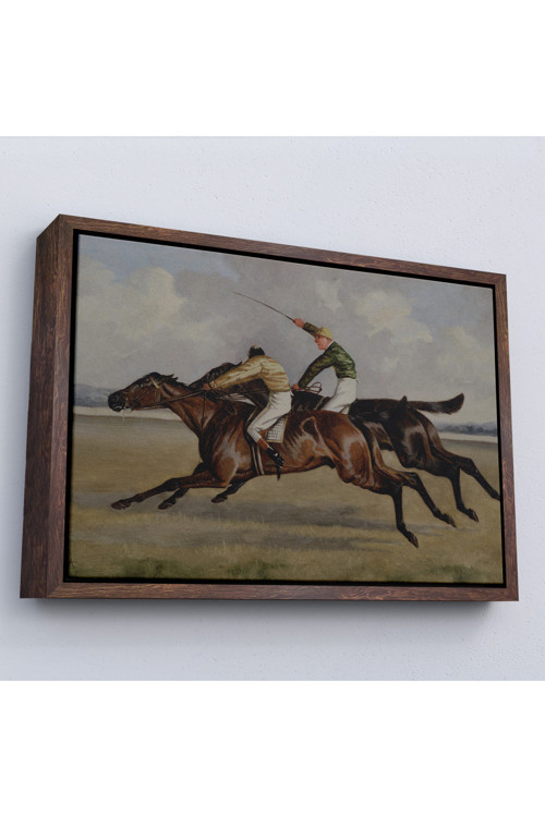 Ahşap Çerçeveli Wheeler Jr Alfred The Winner Tablosu
