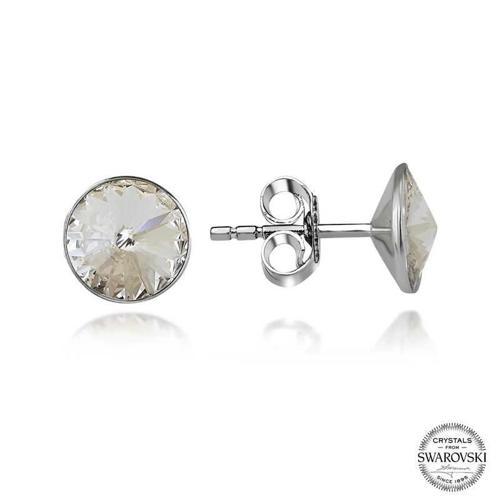 Swa Crystal Taşlı Gümüş Çivili Kadın Küpe