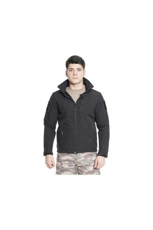 Softshell Yağmur Geçirmez Mont Siyah