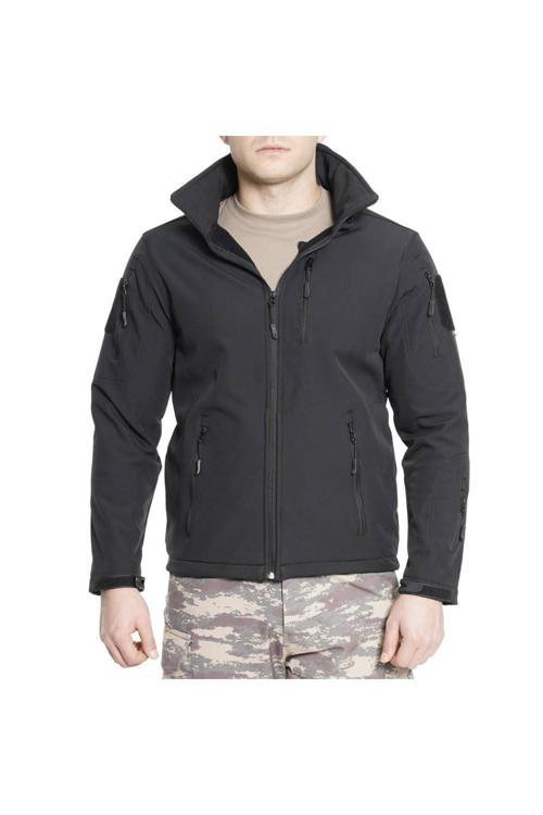 Softshell Yağmur Geçirmez Mont Siyah