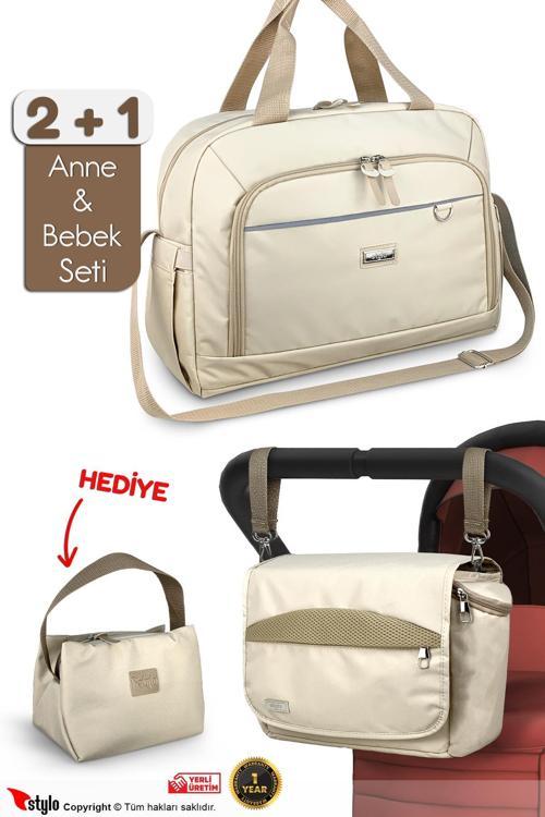 X Pro Stroller Bebek Arabası Çantası+Urban Anne Bebek Bakım Omuz Çantası Termos Çanta Hediyeli