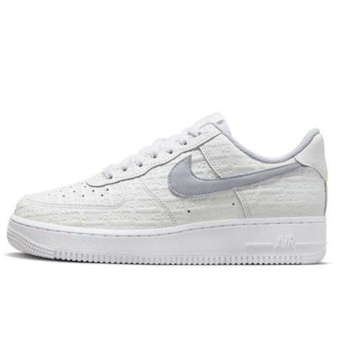Air Force 1'07 Low AF1 Leather Unisex Sneaker Hakiki Deri Günlük Spor Ayakkabı Beyaz