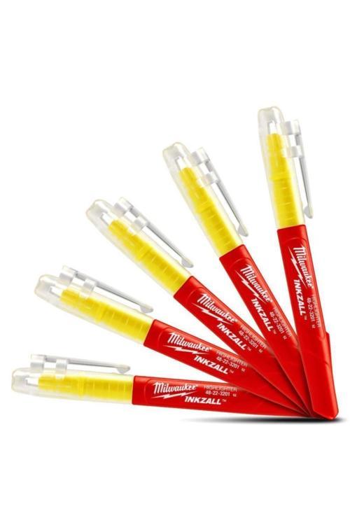 Sarı Ağır Hizmet Tipi Inkzall Fosforlu İşaretleyici T48223201