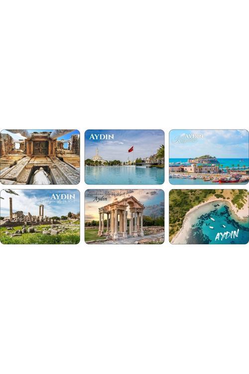 Buzdolabı Magneti - Aydın - Ahşap Magnet Ege Bölgesi