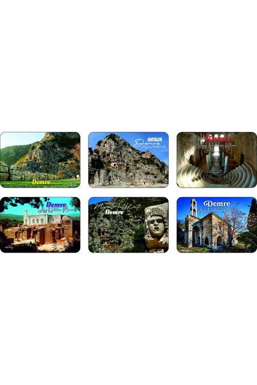 Buzdolabı Magneti - Demre - Ahşap Magnet Akdeniz Bölgesi