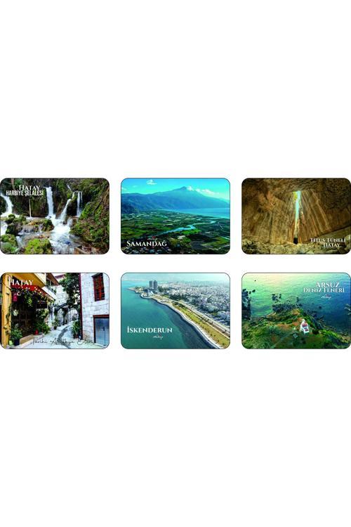 Buzdolabı Magneti - Hatay- Ahşap Magnet Akdeniz Bölgesi