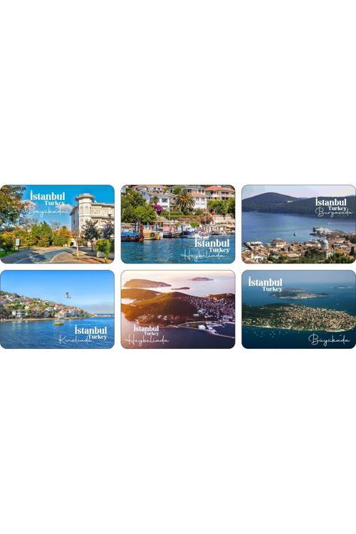 Buzdolabı Magneti - İstanbul Adalar- Ahşap Magnet Marmara Bölgesi