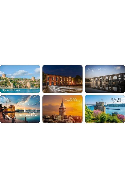 Buzdolabı Magneti - İstanbul - Ahşap Magnet Marmara Bölgesi