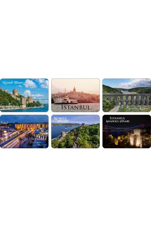 Buzdolabı Magneti - İstanbul - Ahşap Magnet Marmara Bölgesi