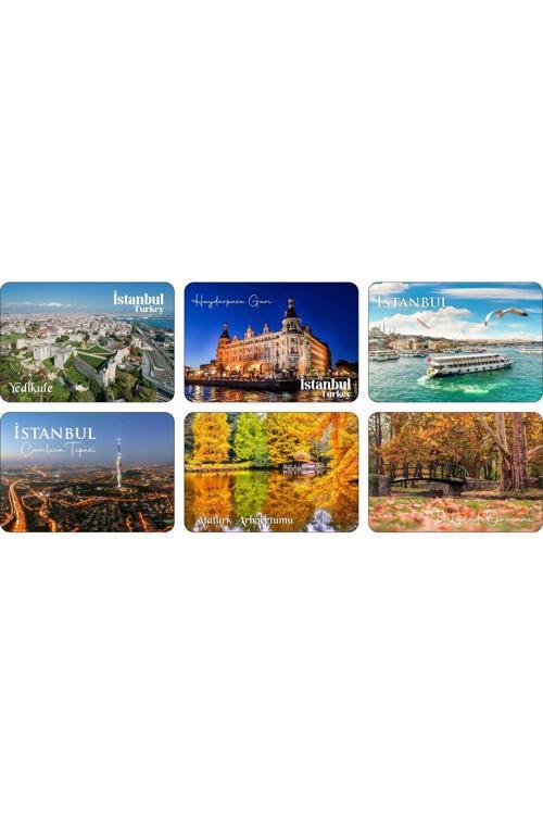 Buzdolabı Magneti - İstanbul - Ahşap Magnet Marmara Bölgesi