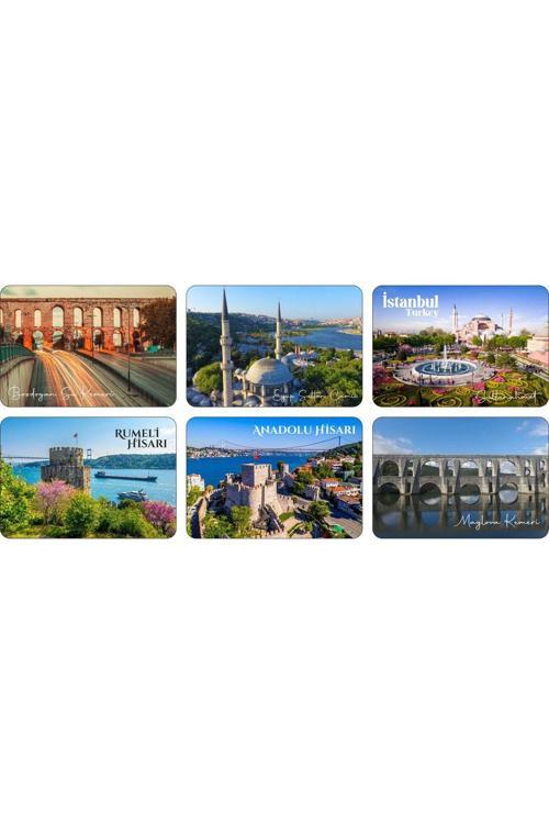 Buzdolabı Magneti - İstanbul - Ahşap Magnet Marmara Bölgesi