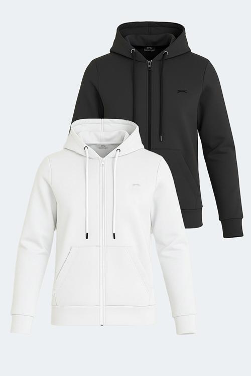 KATYA 2 li set Kadın Beyaz - Siyah Sweatshirt