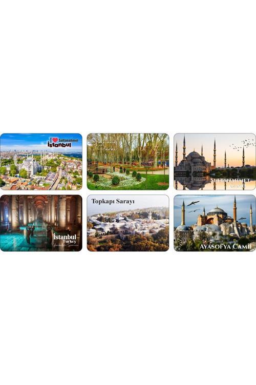 Buzdolabı Magneti - İstanbul Sultanahmet - Ahşap Magnet Marmara Bölgesi