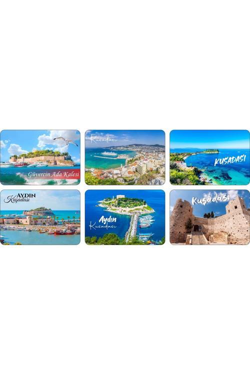 Buzdolabı Magneti - Kuşadası - Ahşap Magnet Ege Bölgesi