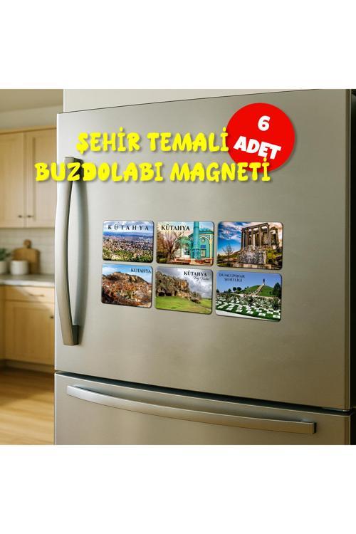Buzdolabı Magneti - Kütahya - Ahşap Magnet Ege Bölgesi