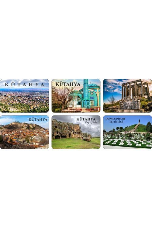 Buzdolabı Magneti - Kütahya - Ahşap Magnet Ege Bölgesi