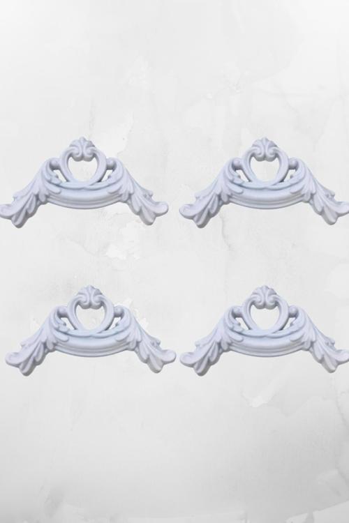 Dekoratif Poliüretan Boyanabilir 2.5 Cm Uyumlu Duvar Çıtası Köşe Motifi 4 Adet (Set 116-4)