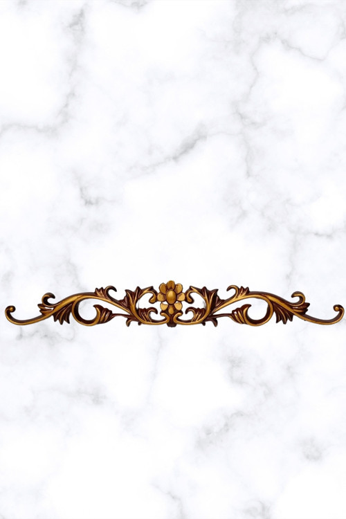 Dekoratif Poliüretan Tavan-Duvar-Mobilya -Dekor-Kapı Papatya 4 Lü Motif Set (10 Cm X 65 Cm)