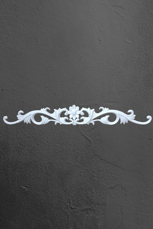 Dekoratif Poliüretan Tavan-Duvar-Mobilya -Dekor-Kapı Papatya Motif (10 Cm X 65 Cm)
