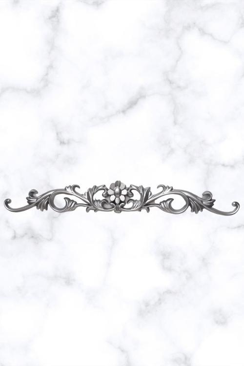 Dekoratif Poliüretan Tavan-Duvar-Mobilya -Dekor-Kapı Papatya Motif (10 Cm X 65 Cm)