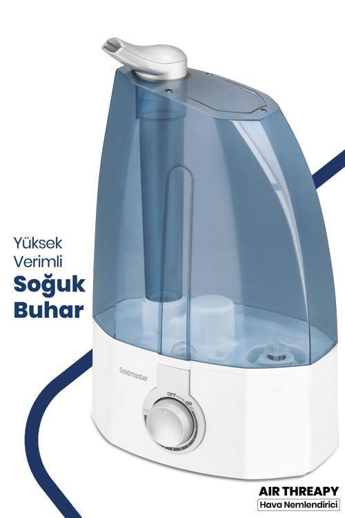 Air Therapy Ultrasonik Sessiz 3,7 L Su Tankı 12 Saat Kesintisiz Buhar Veren Hava Nemlendirme Cihazı