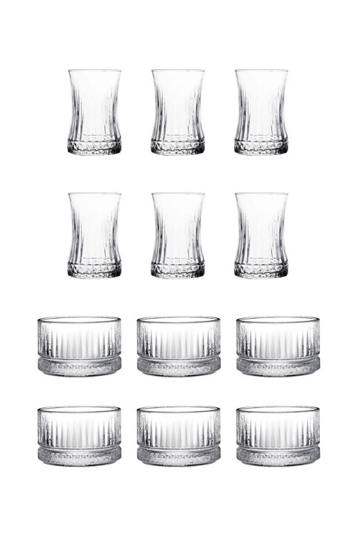 Elysia 12 Parça Çay Seti (6 Bardak & 6 Kase)