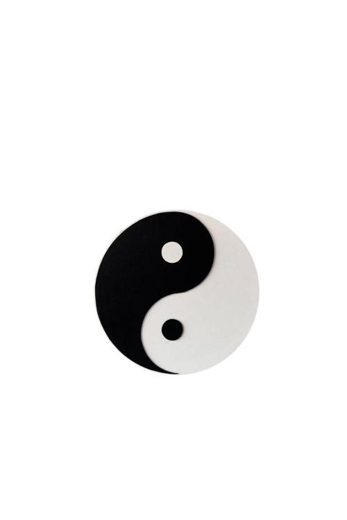 Yin Yang Duvar Dekorasyon Tablo Yüksek Kalite Mdf 30X30 Cm
