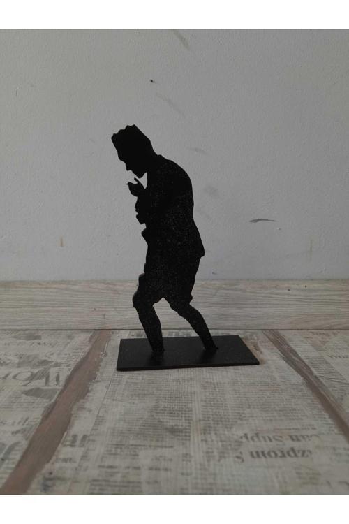 Atatürk Dekoru Masaüstü Süsü Mdf Lazer Kesim 18X12 Cm