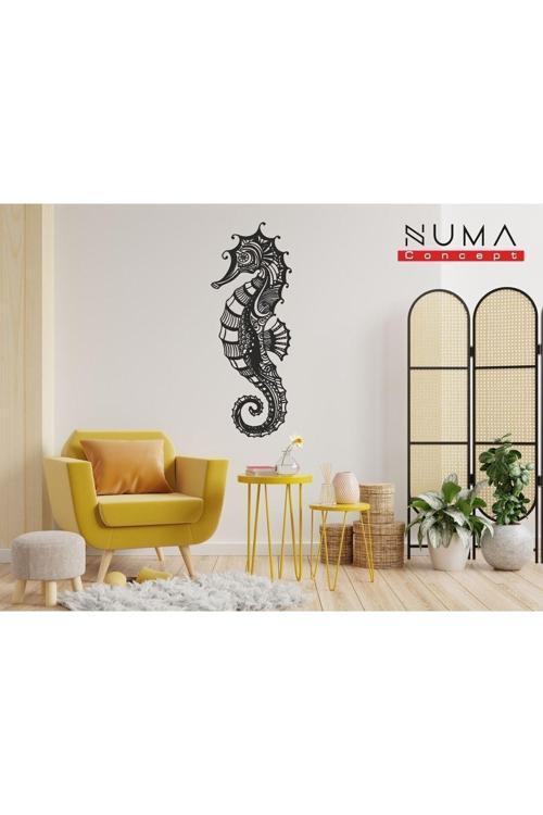 Deniz Atı Denizatı Mdf Duvar Dekorasyon Lazer Kesim 40X15 Cm