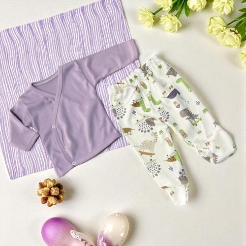 BASKILI ALT ÜST TAKIM - DİĞER MARKALAR - RZ0007 - Lila - 0 - 3 Ay - RZ0007-Lila-0 - 3 Ay Lila