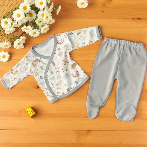 BASKILI ALT ÜST TAKIM - DİĞER MARKALAR - RZ0007 - Oranj - 0 - 3 Ay - RZ0007-Oranj-0 - 3 Ay Oranj