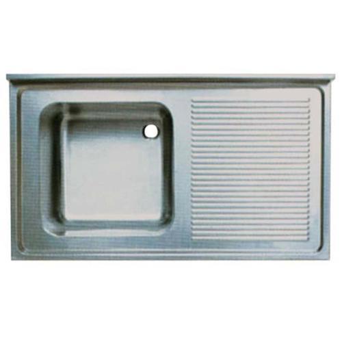 Tablalı Evye, Tek Göz Sağ Damlalıklı, 140x60 Cm