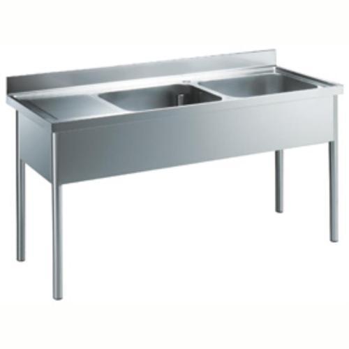 2 Evyeli Tezgah, Evyeler 500x600x300mm, Damlalığı Solda - 1800 Mm LG1826SXEN