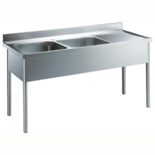 2 Evyeli Tezgah, Evyeler 500x600x300mm, Damlalığı Sağda - 1800 Mm LG1826DXEN