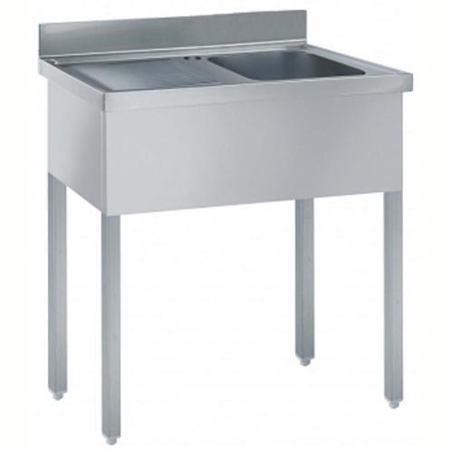 Tek Evyeli Tezgah (400x500 Mm), Damlalık Solda - 1000 Mm SL10SN