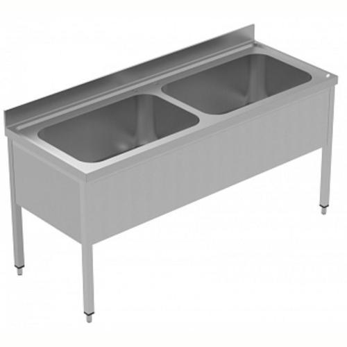 Yıkama-süzme Tezgahı, 2 Evye (810x540x350 Mm) - 1800 Mm, Plus GVLP1802SE