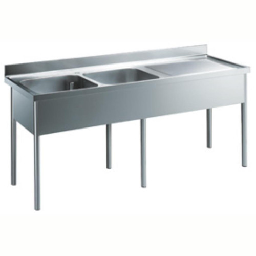 Professional 2 Evyeli Tezgah, Evyeler 500x600x300mm, Damlalığı Sağda - 2100 Mm LG2126DXEN