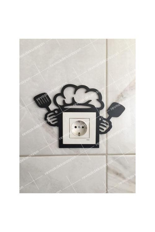 Mutfak Priz Çerçevesi Mdf Duvar Dekorasyon Iç Ölçü: 8.50X8.52 Cm