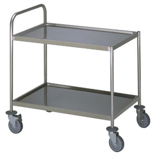 2 Katlı Servis Arabası, İtme Kollu, 600 Mm, Yükseklik=800 STR602HV