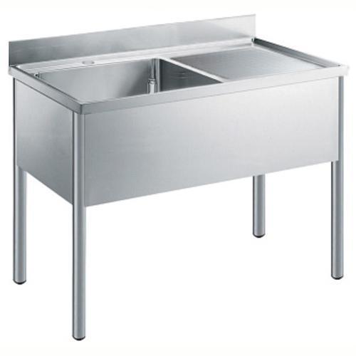 Tek Evyeli Tezgah (500x600x300mm), Damlalığı Sağda - 1200mm LG1216DXEN