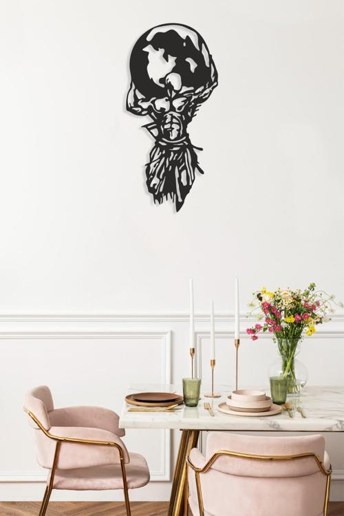 Atlas Mdf Duvar Dekorasyon Lazer Kesim 38X21 Cm